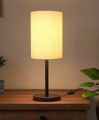 Handcrafted Table Lamp for Living Room & Bedroom Bedside Lamp (18 Inch) (Table Lamp 4)