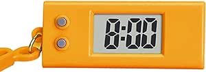Kasituny Table Electronic Clock Study Digital Electronic Clock Compact Wide Application Orange