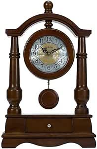 Mantel Clock, Vintage Mantel Clock, Desk Clock and Shelf Clock, Grandfather Clock Farmhouse, Office, Home Decor.