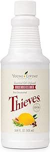 Thieves Household Cleaner - Plant-Based Cleaning Solution for a Happy, Healthy Home - 14.4 fl oz - Young Living's Signature Thieves Essential Oil Blend