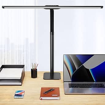 Kary LED Architect Desk Lamp , 24W with Base 31.5" Wide Home Office Lights 1800LM Extra Bright Table Lighting with Adjustable Lights , 5 Color Modes , Studio Work Lamp for Task , Drafting