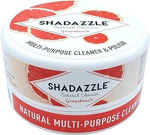 Shadazzle Natural All Purpose Cleaner and Polish – Eco friendly Multi-purpose Cleaning Product – Cleans & Polishes any washable surface (Grapefruit)