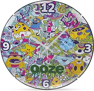 Ooze Life Chroma Wall Clock - Easy to Read 12 Inch Indoor Clock - AA Battery Powered Clock - for Home, Bedrom, Living Room, Office, or Dorm