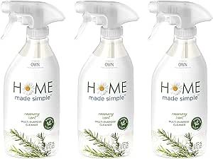 Home Made Simple All Purpose Cleaner Natural Household Surface Cleaning Spray, Rosemary Scent, 54 Fluid Ounce